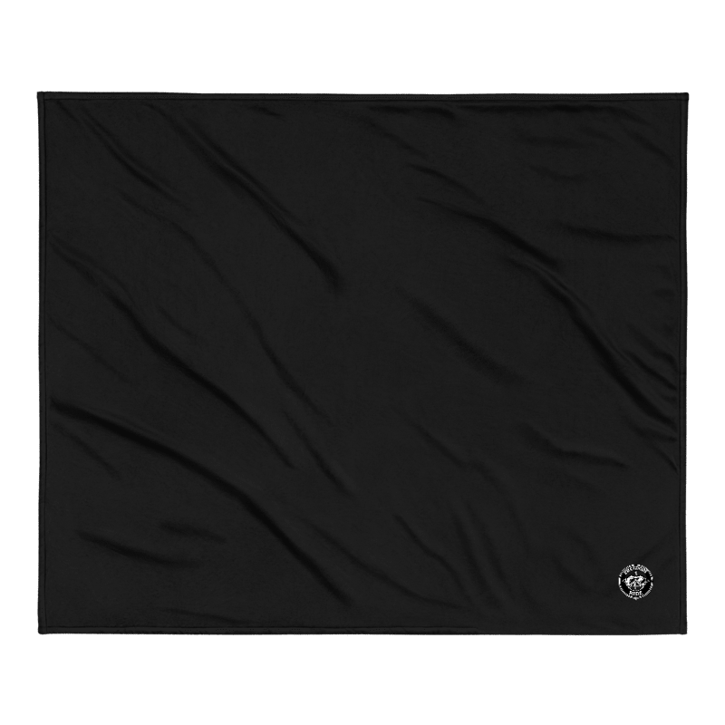 Couverture brodée Aviateur NB FR